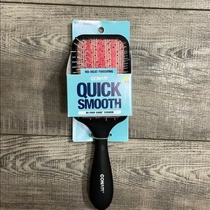 Conair Quick Smooth Hair Brush - Black and Pink